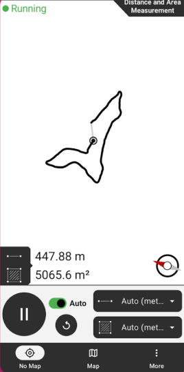 Távolság és területmérés