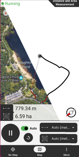 Távolság és területmérés