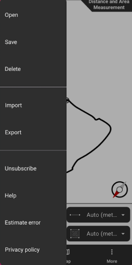 Távolság és területmérés