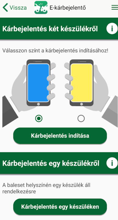 E-kárbejelentő