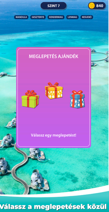 Szó szörf - Szókirakós